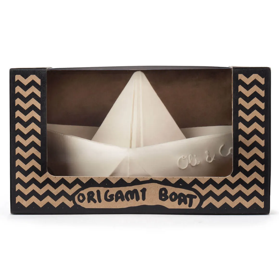 Origami Boat in White by Oli & Carol