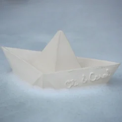 Origami Boat in White by Oli & Carol