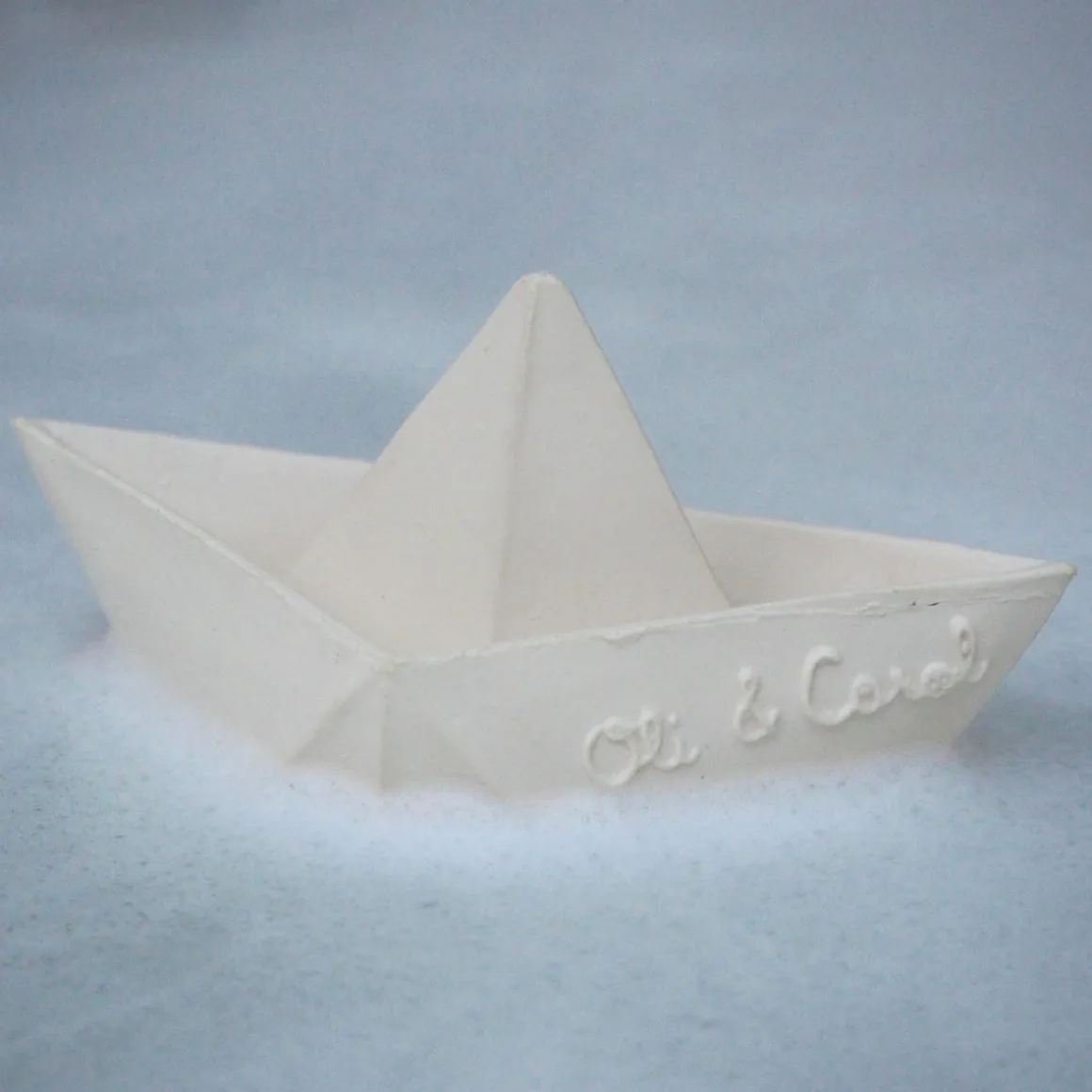 Origami Boat in White by Oli & Carol