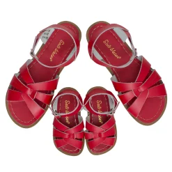 Original Sandals in Red by Salt-Water - Last One In Stock - SS 4 / EUR 20-21