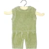 Orlando Tricot Romper (34cm Doll) in Sage by Minikane