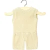 Orlando Tricot Romper (34cm Doll) in Cream by Minikane
