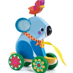 Otto Koala Wooden Pull Along Toy by Djeco