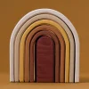 Oval Rainbow Arch Stacker by Raduga Grëz