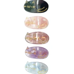 Oval Sakura Kitty Hair Clip in Various Colours by Hello Sakura
