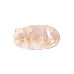 Oval Sakura Kitty Hair Clip in Various Colours by Hello Sakura
