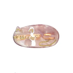 Oval Sakura Kitty Hair Clip in Various Colours by Hello Sakura