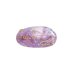 Oval Sakura Kitty Hair Clip in Various Colours by Hello Sakura