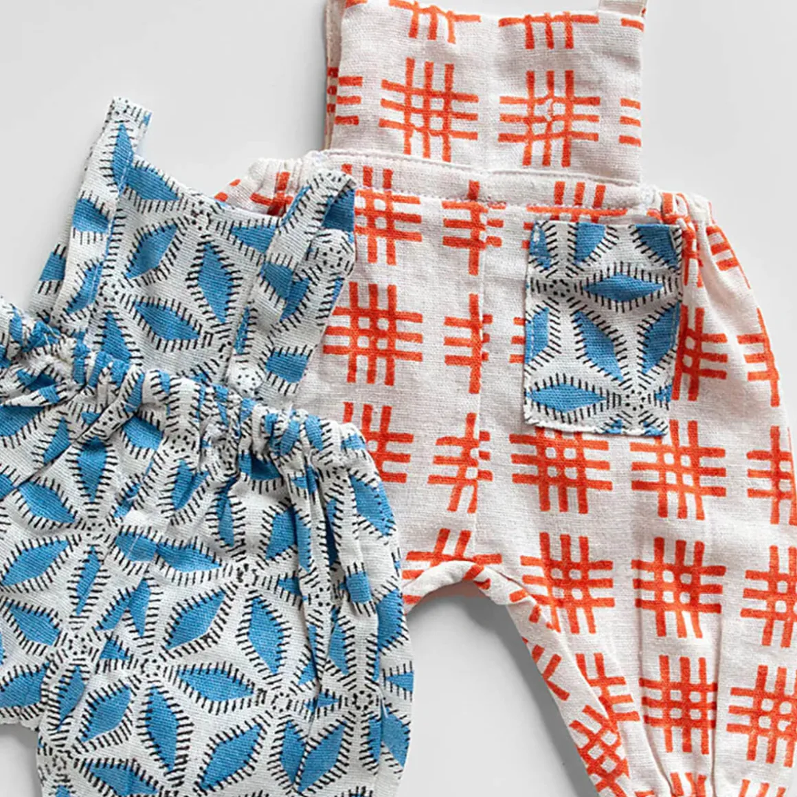 Overalls in Blue Star by Polka Dot Club