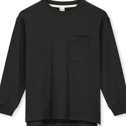Oversized Long Sleeve Tee in Nearly Black by Gray Label