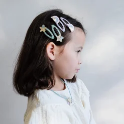 Over The Rainbow Clic Clac Hair Clips In Bright Multi by Mimi & Lula