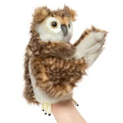 Owl Hand Puppet (34cm) by Hansa