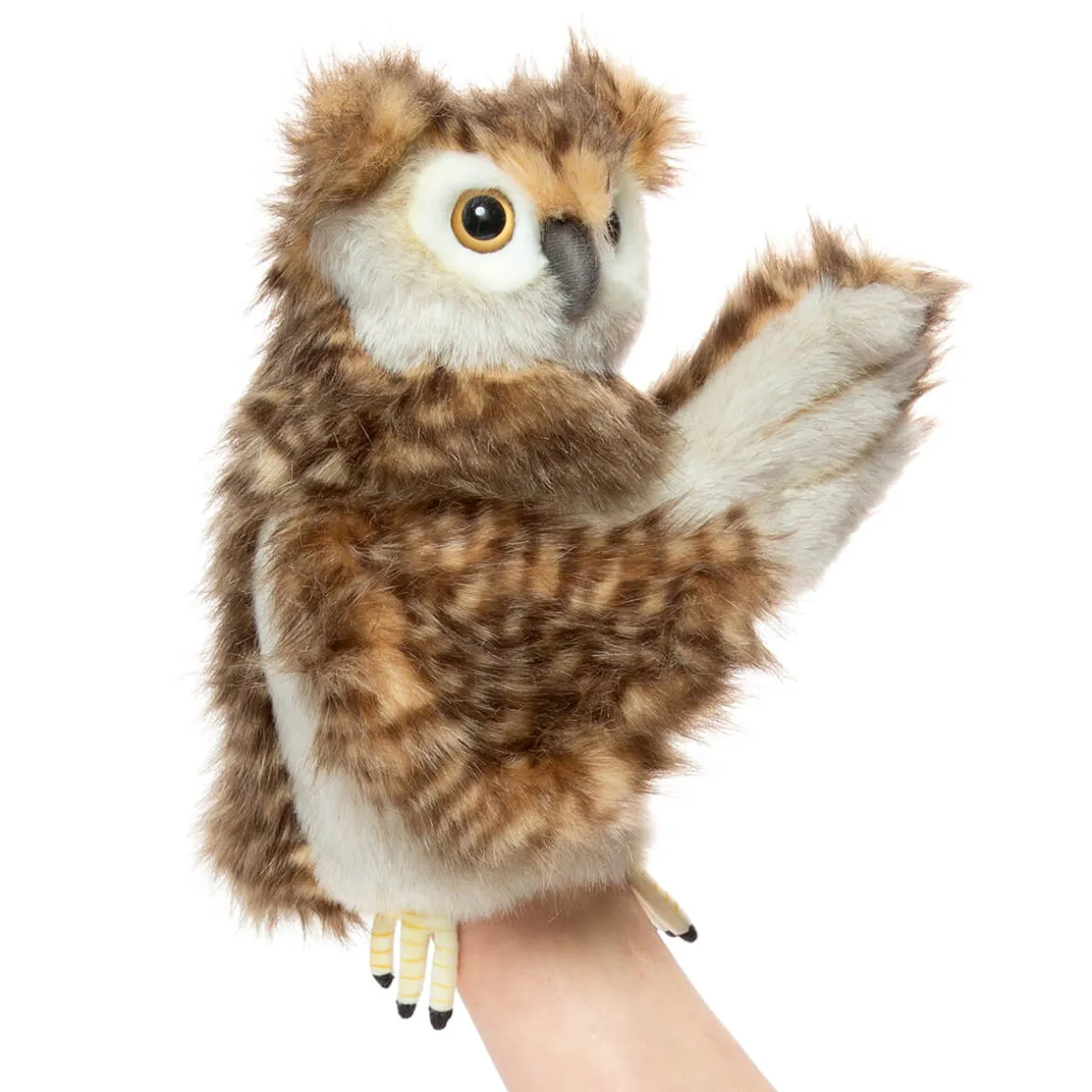 Owl Hand Puppet (34cm) by Hansa