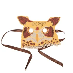 Owl Mask Greetings Card by East End Press