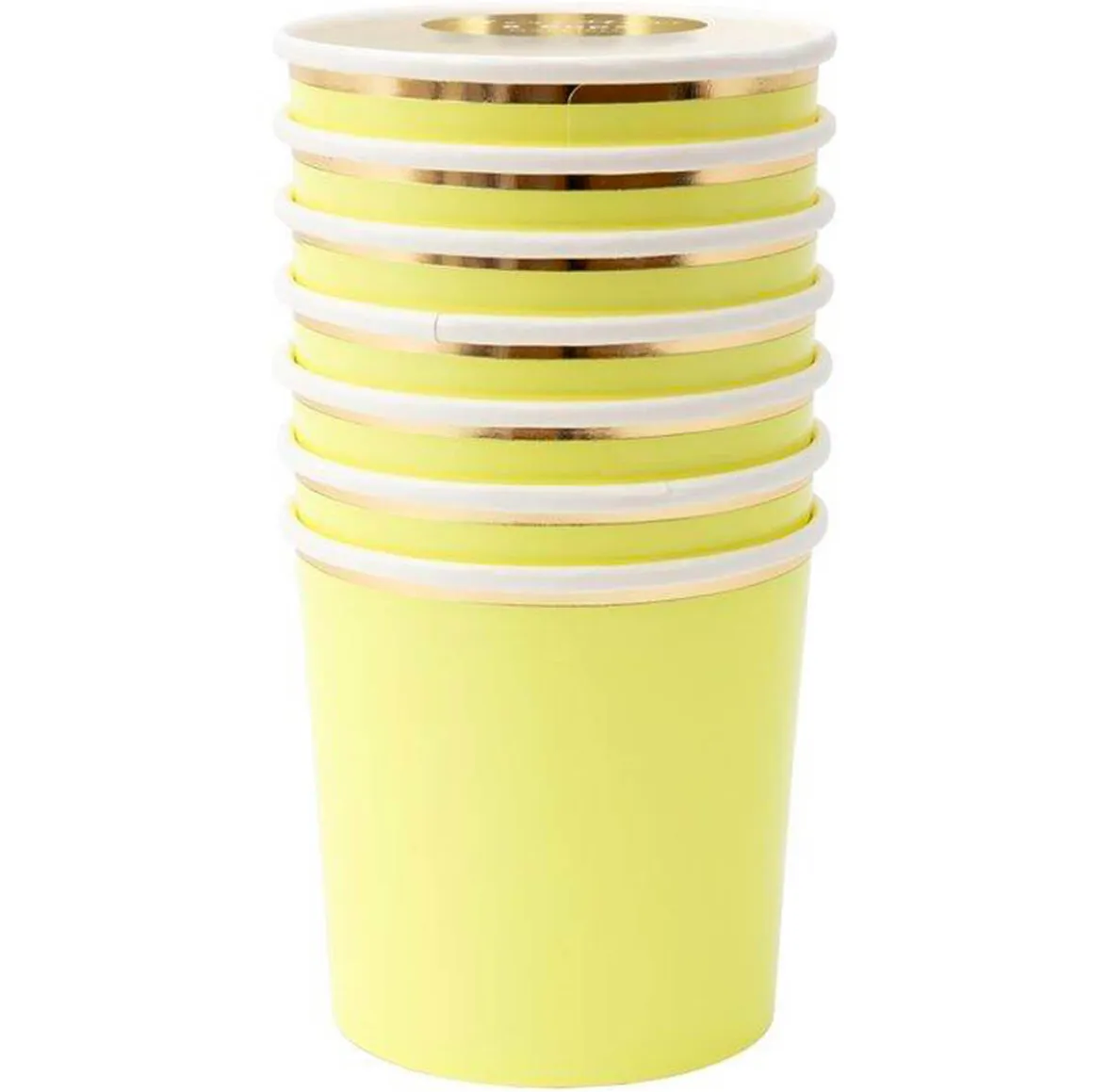 Pale Yellow Tumbler Cups by Meri Meri