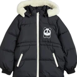 Panda Hooded Puffer Jacket by Mini Rodini