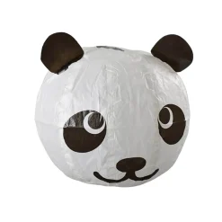 Panda Japanese Paper Balloon Greetings Card by Petra Boase