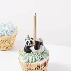 Panda Party Animal Ceramic Cake Topper by Camp Hollow