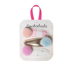 Pandora Pom Pom Clips in Bonbon Print by Rockahula