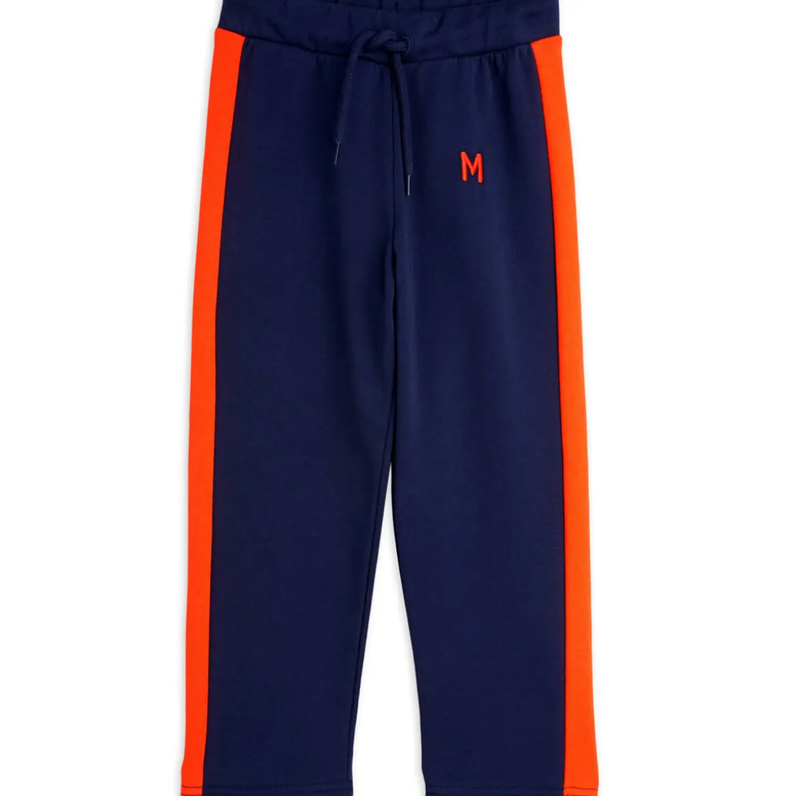 Panel Embroidered Sweatpants in Blue by Mini Rodini