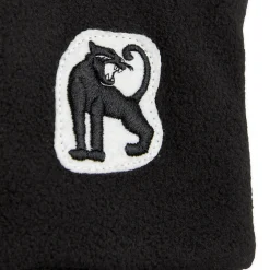 Panther Microfleece Gloves in Black by Mini Rodini