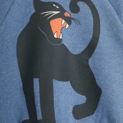 Panther Sweatshirt in Blue by Mini Rodini
