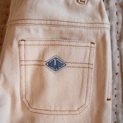 Pants in Ivory Denim by Bonjour