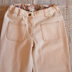 Pants in Ivory Denim by Bonjour
