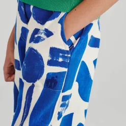 Papier Collé Bleu Sweatpants by True Artist