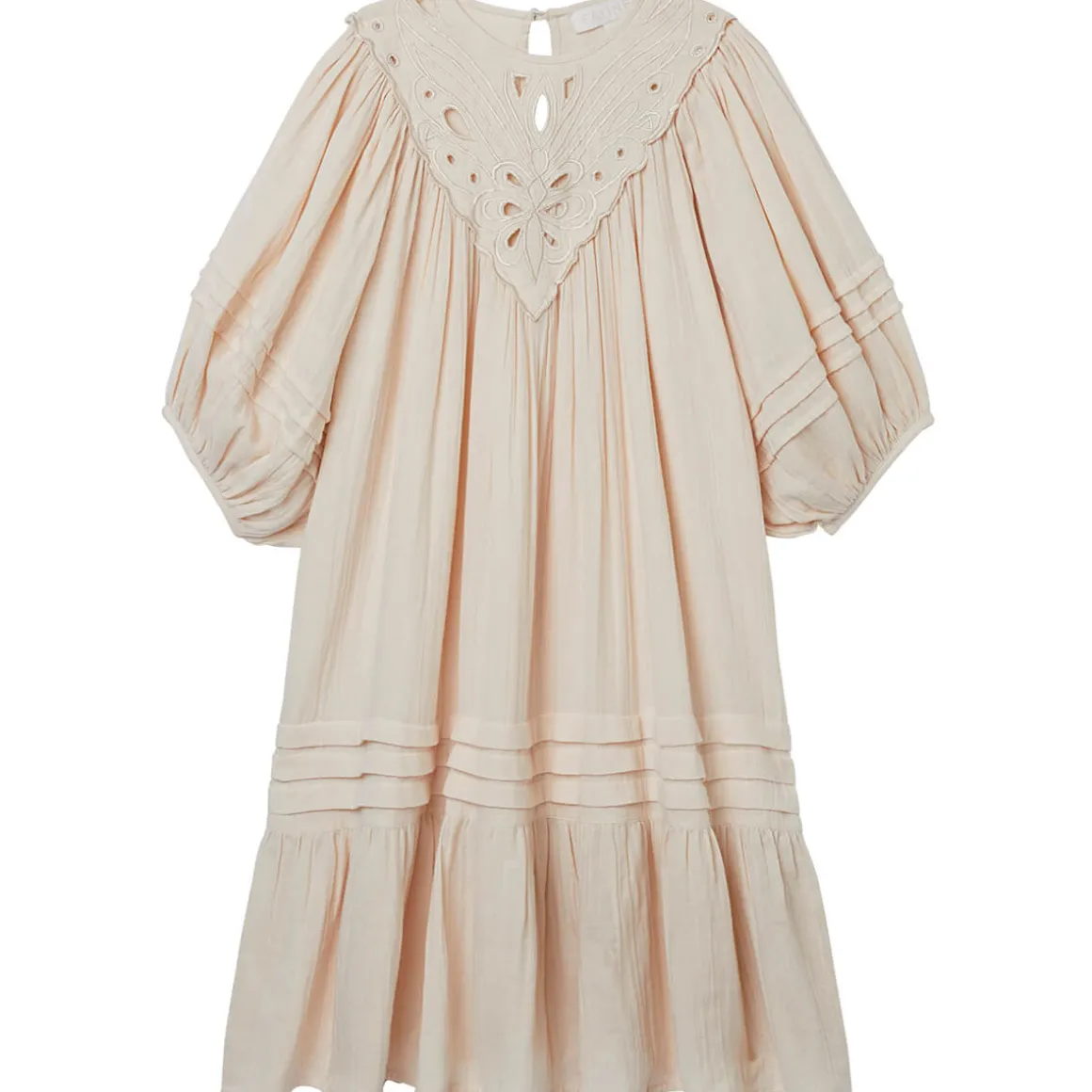 Papillon Dress in Oyster by Faune