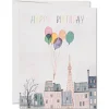 Paris Balloons Greetings Card by Red Cap Cards