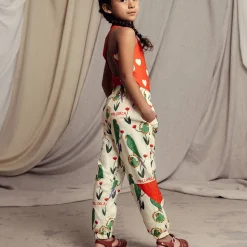 Parrots AOP Tracksuit Pants by Mini Rodini