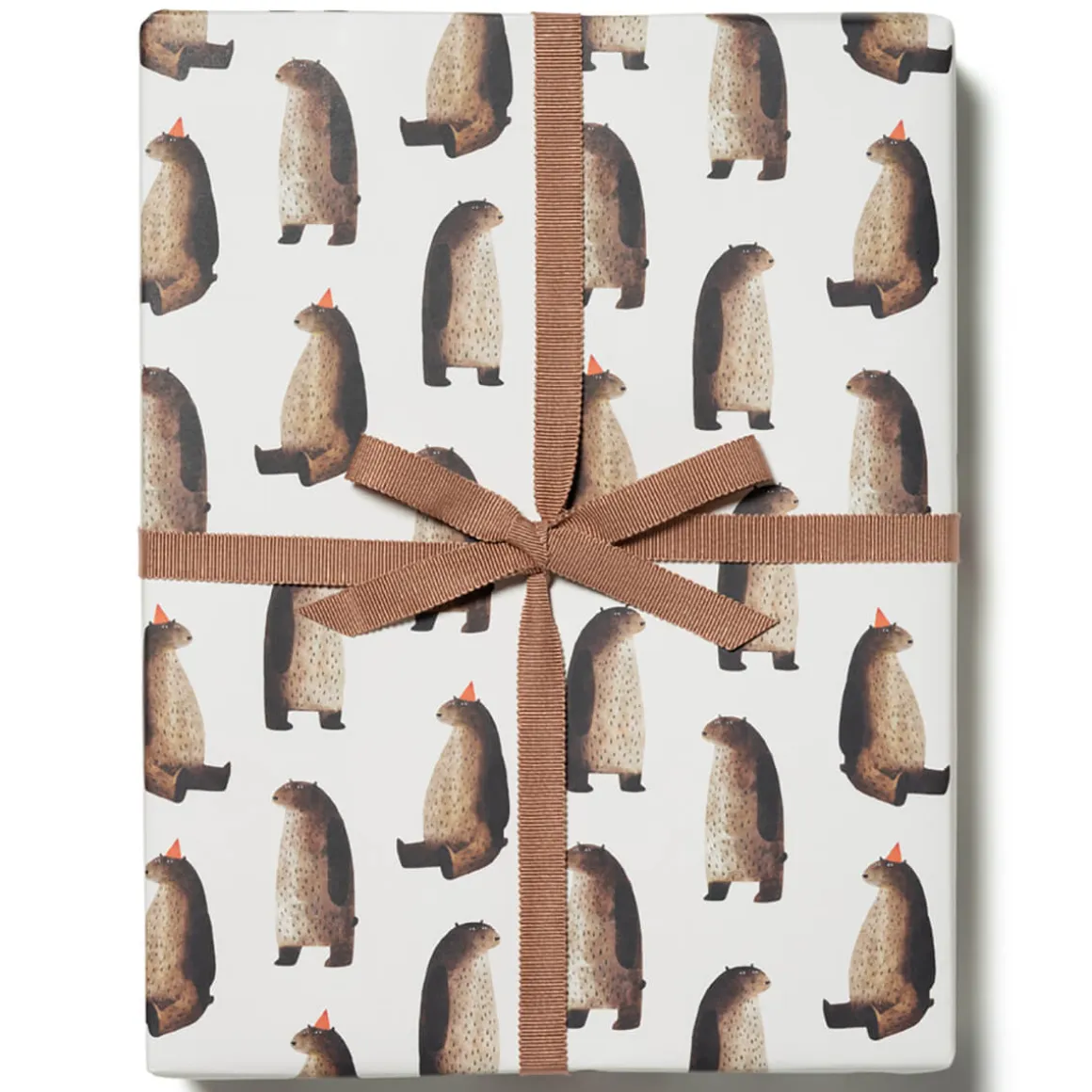 Party Bear Gift Wrap By Red Cap Cards