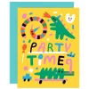 Party Time Animals Birthday Greetings Card by Susie Hammer for Wrap