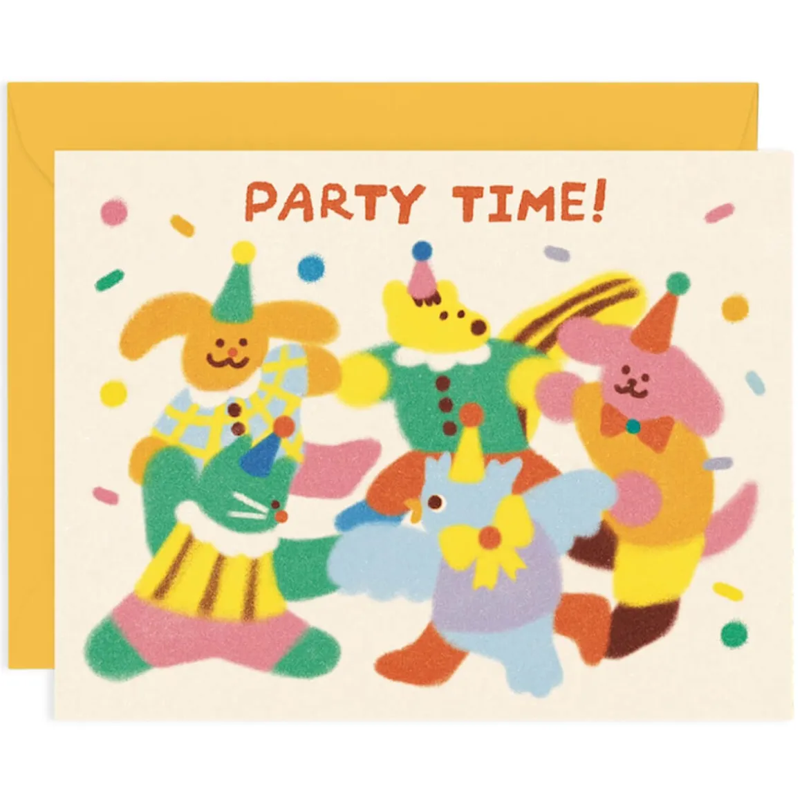 Party TIme Birthday Greetings Card by Zoey Kim for Wrap