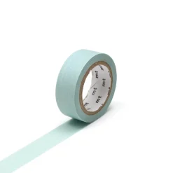 Pastel Turquoise 15mm 1P Basic Washi Tape by MT Japan