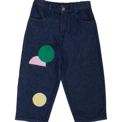 Patch Up Jean in Dark Denim Rinse Wash by Wynken - Last Ones In Stock - 8-12 Years