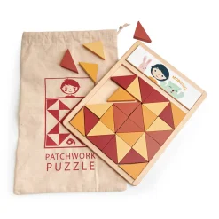 Patchwork Quilt Puzzle by Tender Leaf Toys