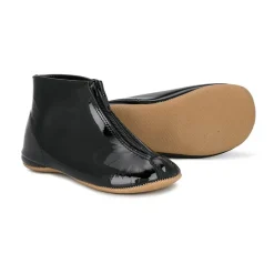 Patent Leather Booties in Black by PèPè