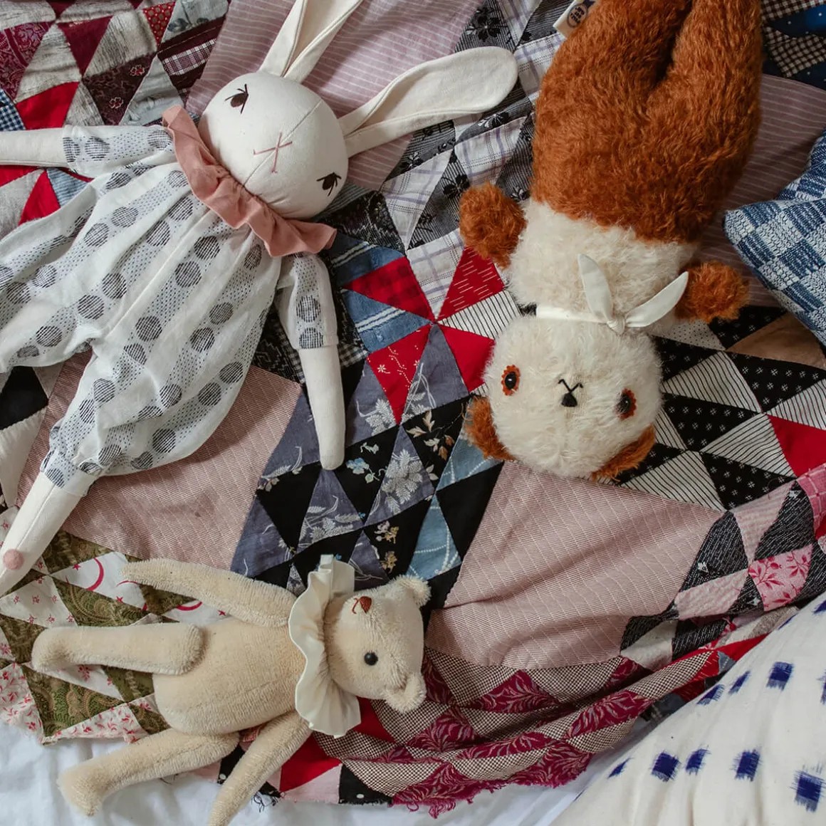 PDC Big Bear in Cream / Rust by Polka Dot Club