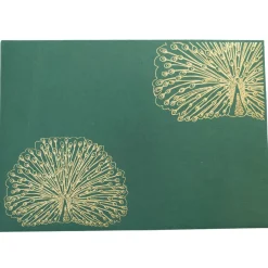 Peacock Shaped Greetings Card by East End Press
