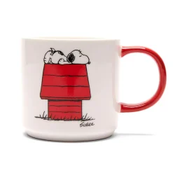Peanuts Allergic To Mornings Mug by Magpie