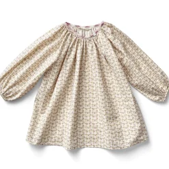 Peasant Tunic in Checker Rose Print / Zinnia by Soor Ploom