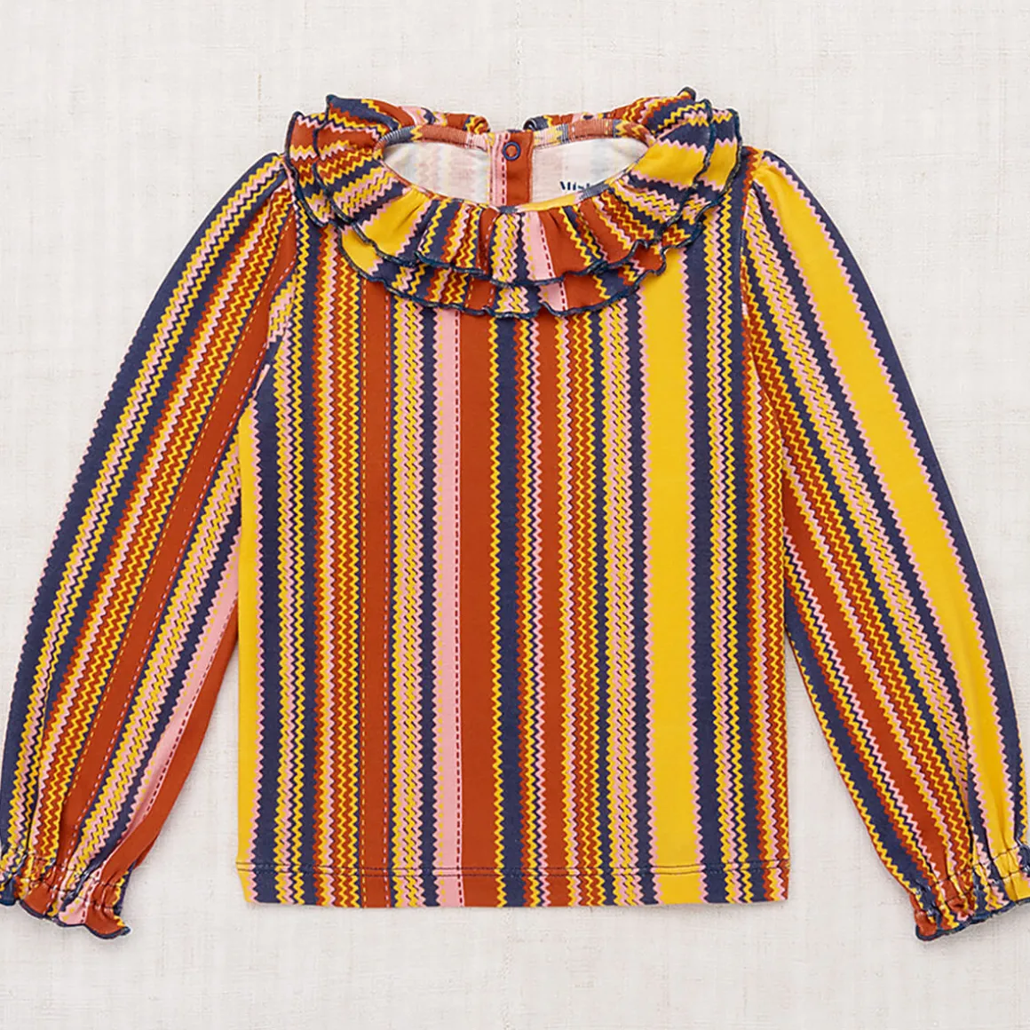Peggy Top in Cedar Zigzag by Misha & Puff