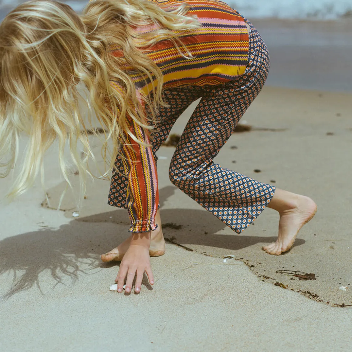 Peggy Top in Cedar Zigzag by Misha & Puff