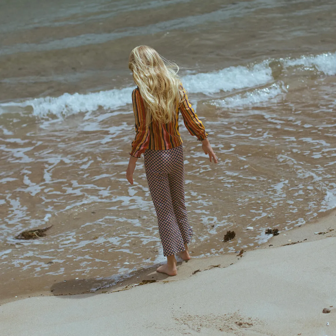 Peggy Top in Cedar Zigzag by Misha & Puff