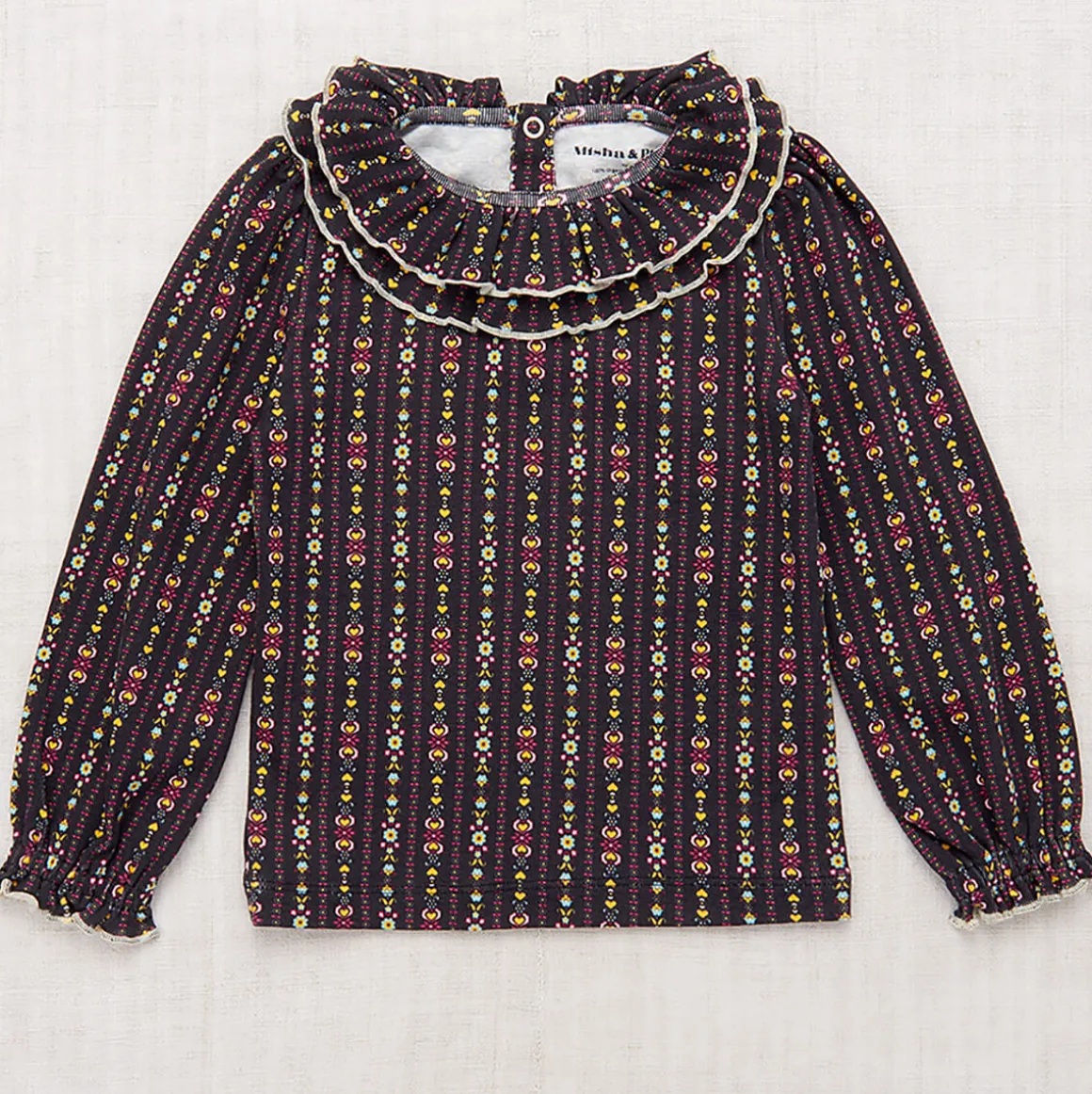 Peggy Top in Licorice Bohemia by Misha & Puff