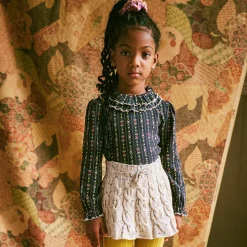 Peggy Top in Licorice Bohemia by Misha & Puff