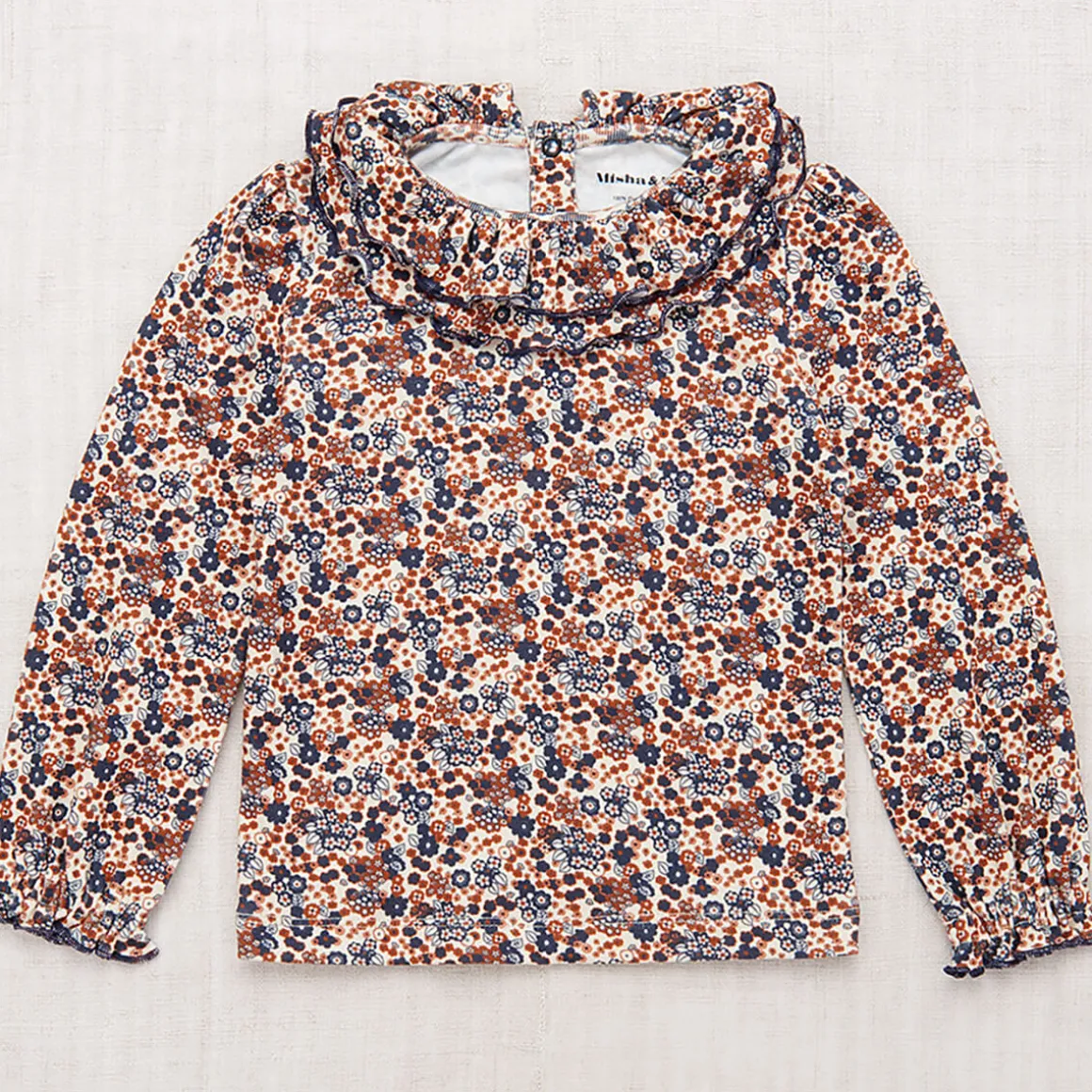 Peggy Top in String Tisbury Garden by Misha & Puff - Last Ones In Stock - 6-10 Years