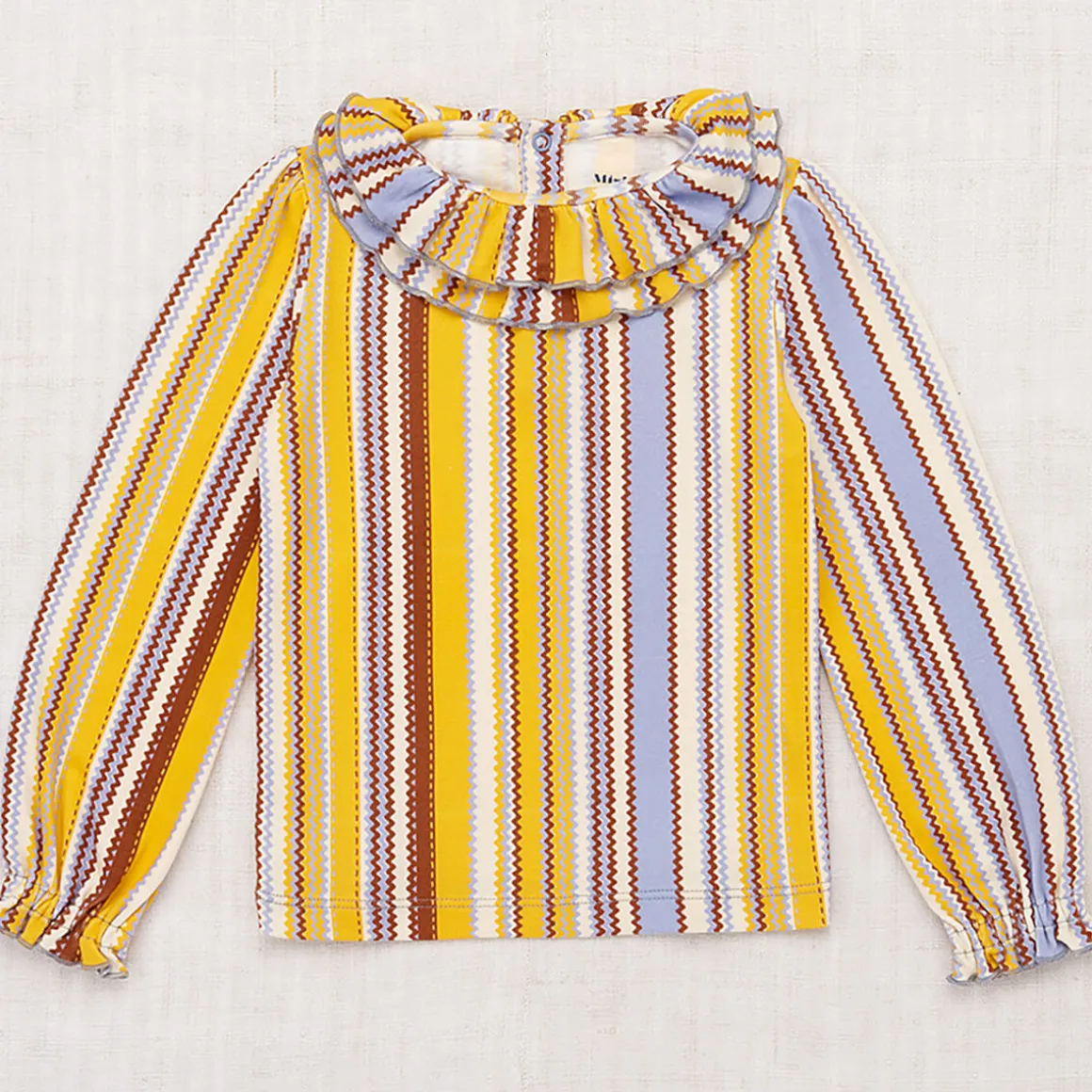 Peggy Top in Zest Zigzag by Misha & Puff - Last Ones In Stock - 5-10 Years